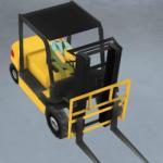 3d forklift kullanma oyunu