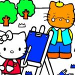Kitty boyama  oyunu